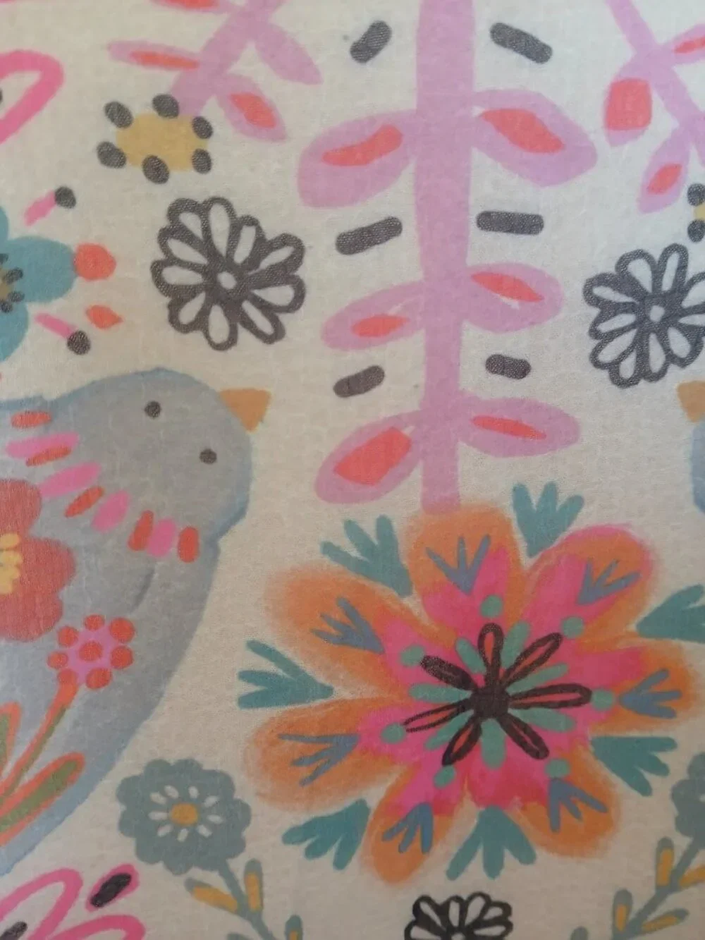 Natural Life vibrant pink floral lightweight poly dress size M - Picture 4 of 7